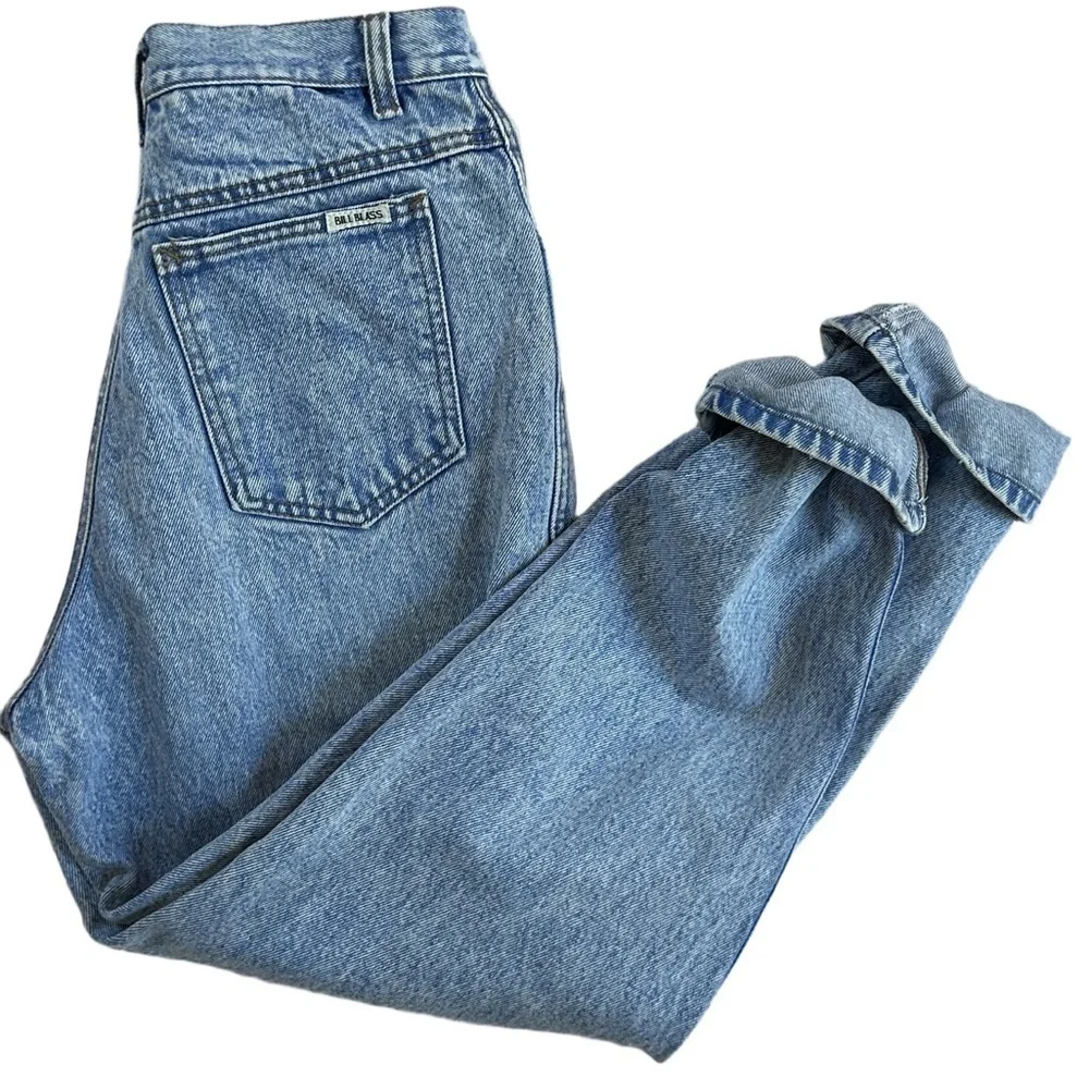 Vintage Bill Blass Jeans Women’s 8 petite High Rise Acid Wash Mom Tapered 90s